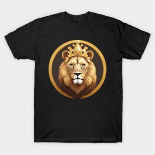 Regal Lion with Crown no.11 T-Shirt